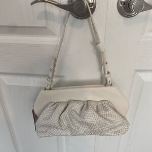 Vince Camuto White leather handbag
